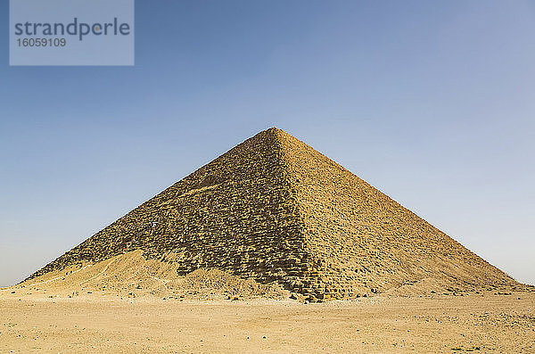 Rote Pyramide  UNESCO-Welterbestätte; Dahshour  Ägypten