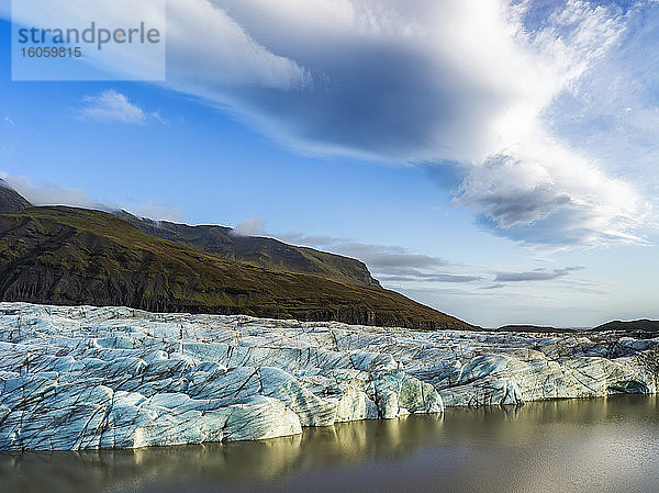 Svinafellsjokull-Gletscher; Hornafjordur  östliche Region  Island