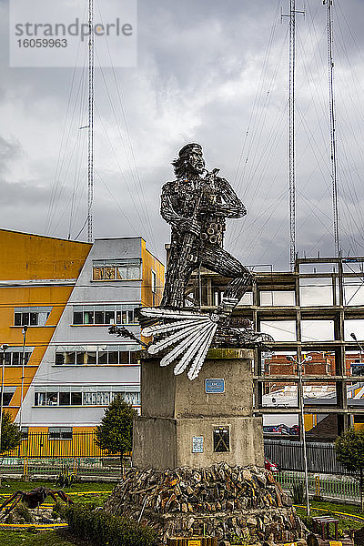 Statue von Ernesto Che Guevara; El Alto  La Paz  Bolivien