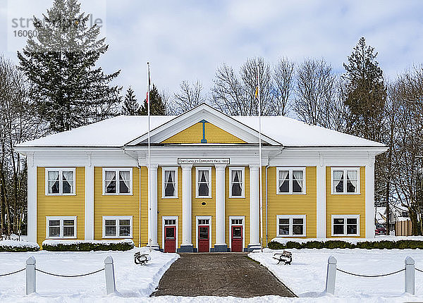 Fort Langley Gemeindesaal  1932; Fort Langley  Britisch-Kolumbien  Kanada