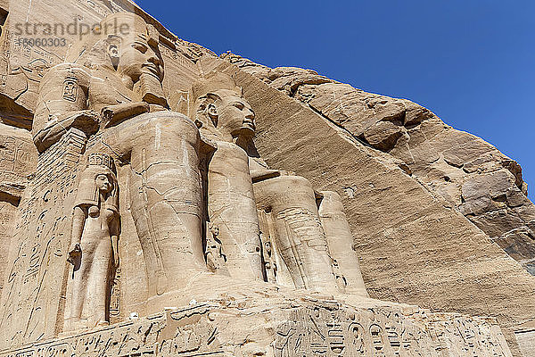 Großer Tempel von Abu Simbel; Abu Simbel  Ägypten