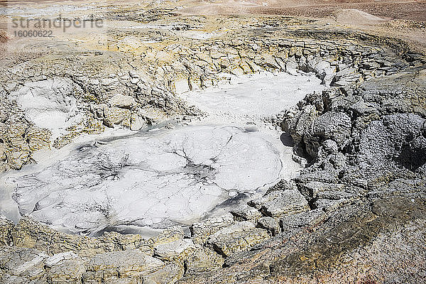 Geothermische Quellen bei den Sol de Manana-Geysiren  Eduardo Avaroa-Nationalpark; Abteilung Potosi  Bolivien