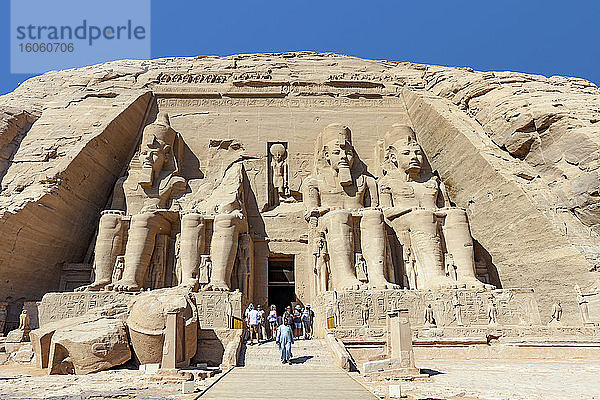 Großer Tempel von Abu Simbel; Abu Simbel  Ägypten