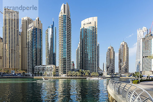 Gebäude der Dubai Marina; Dubai  Dubai  Dubai  Vereinigte Arabische Emirate
