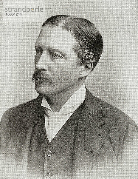 Edward Cecil Guinness  1. Graf von Iveagh  1847 - 1927. Irischer Geschäftsmann und Philanthrop. Aus The Business Encyclopaedia and Legal Adviser  veröffentlicht 1907.