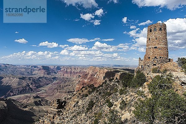 Aussichtsturm  Desert View Watchtower  Colorado-Plateau  Grand Canyon Nationalpark  Arizona  USA  Nordamerika