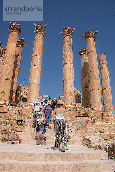 Asien  Naher Osten  Jordanien  Archäologische Stadt Jerash  Artemis-Tempel