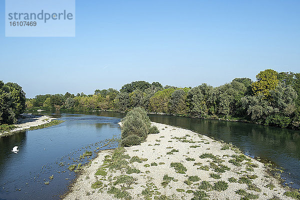 Italien  Lombardei  Lodi  Regionalpark Adda