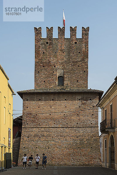 Italien  Lombardei  Casalpusterlengo  Pusterla-Turm