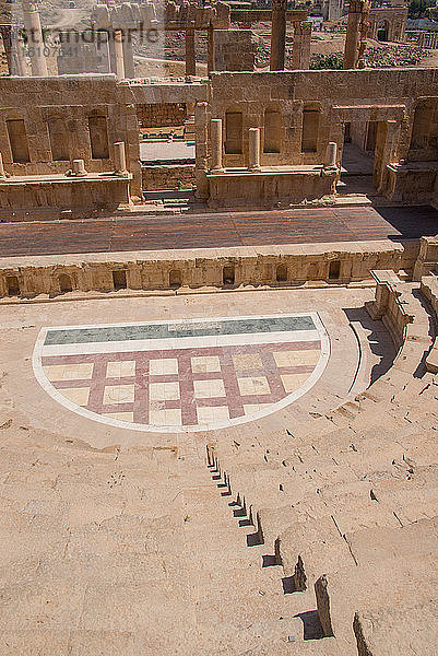 Asien  Naher Osten  Jordanien  Jerash Archäologische Stadt  nördliches Theater