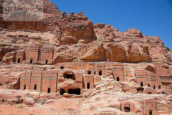 Asien  Naher Osten  Jordanien  Petra  Theater-Nekropole