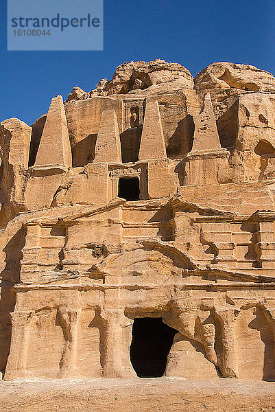 Asien  Naher Osten  Jordanien  Petra  Bab als Siq Triclinium