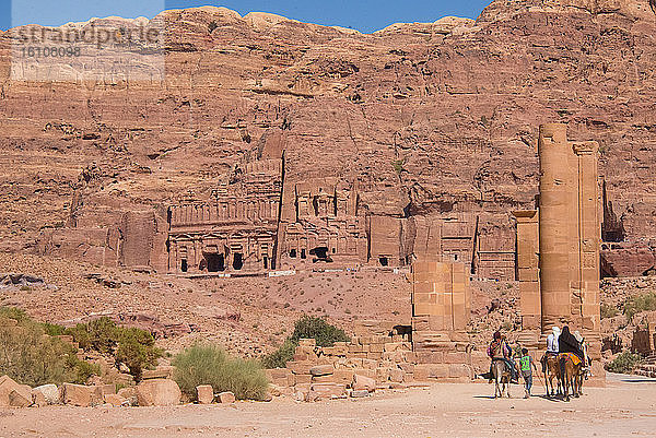 Asien  Naher Osten  Jordanien  Petra  Großer Tempel