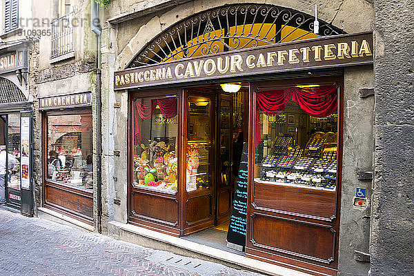 Italien  Lombardei  Bergamo  Bäckerei Cavour
