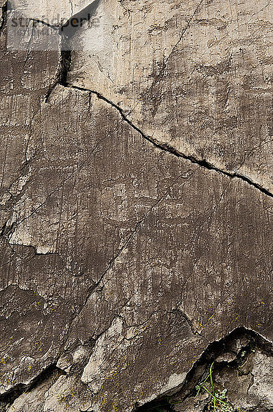 Italien  Lombardei  Nationalpark der Petroglyphen von Naquane Capo di Ponte  Valcamonica