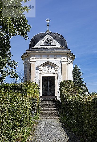 Kapelle am Kreuzweg  Wallfahrtskirche Maria Plain  Bergheim bei Salzburg  Flachgau  Salzburger Land  Österreich  Europa