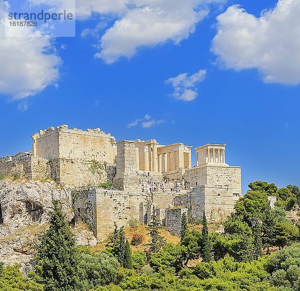 Akropolis von Athen  Athen  Griechenland  Europa