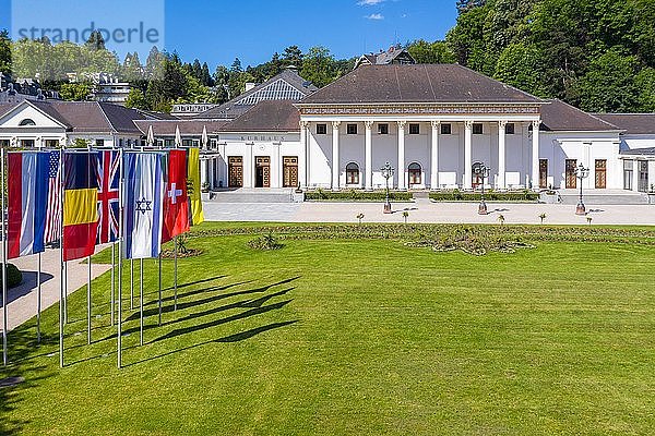 Drohnenaufnahme  Kurhaus und Casino  Baden-Baden  Baden-Württemberg  Deutschland  Europa