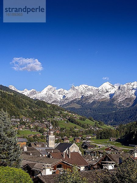 Le Grand-Bornand  Department Haute-Savoie  Auvergne-Rhone-Alpes  Frankreich  Europa