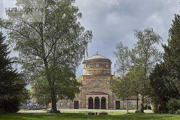 Trauerhalle und Krematorium  Hauptfriedhof  Frankfurt am Main  Hessen  Deutschland  Europa