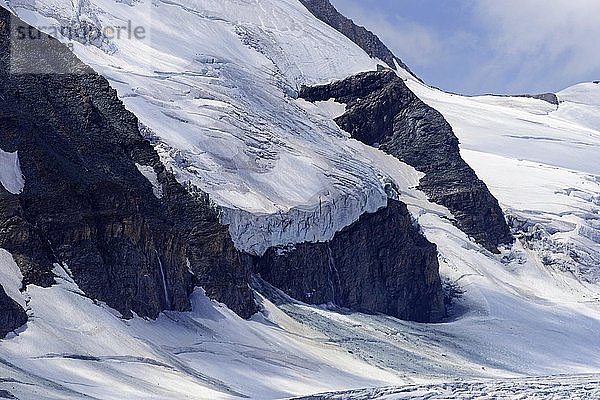 Gletscher Pasterze  Nationalpark Hohe Tauern  Alpen  Heiligenblut  Kärnten  Österreich  Europa