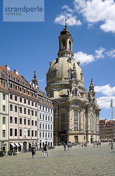 Frauenkirche  Neumarkt  Dresden  Sachsen  Deutschland  Europa