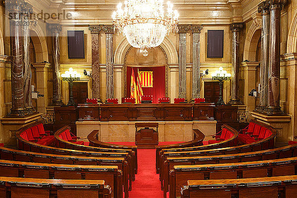 Parlamentsgebäude der Kammer von Katalonien  Parc de la Ciutadella  Barcelona  Spanien