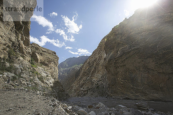 Spiti-Fluss und -Tal  Nako  Himachal Pradesh  Indien  Asien