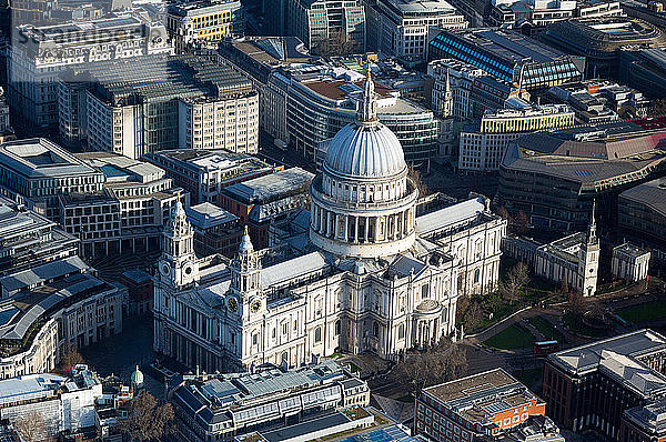Luftaufnahme des Londoner Stadtbilds