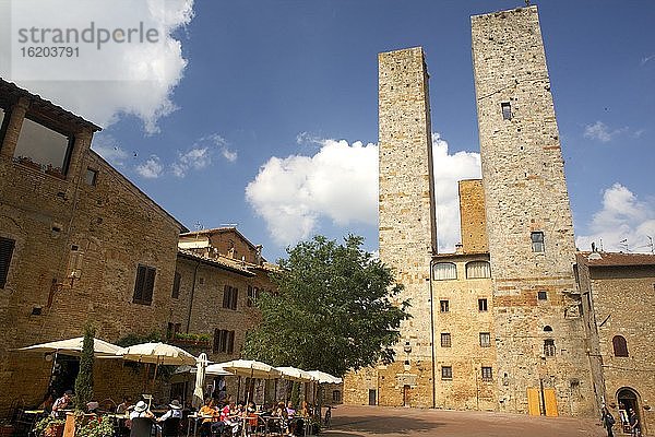 San Gimignano  Toskana  Italien