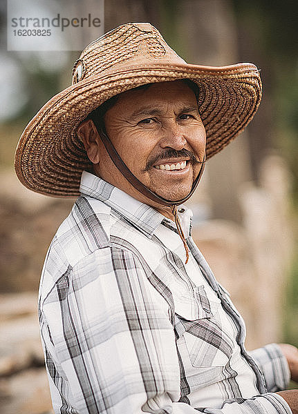 Porträt eines Cowboys  San Miguel de Allende  Guanajuato  Mexiko