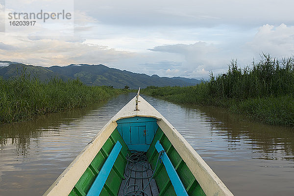 Boot auf dem Inle-See  Shan-Staat  Myanmar