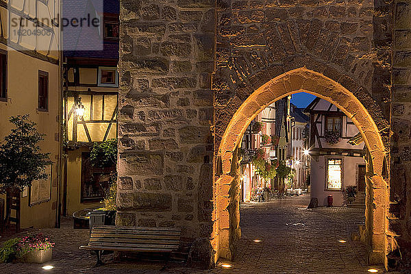 Altstadt  Riquewihr  Elsass  Frankreich