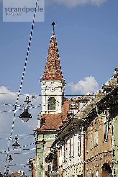 Traditionelle Gebäude  Sibiu  Rumänien  Europa