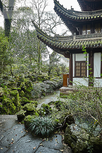 Baguo-Tempelgärten  Ningbo  Zhejiang  China