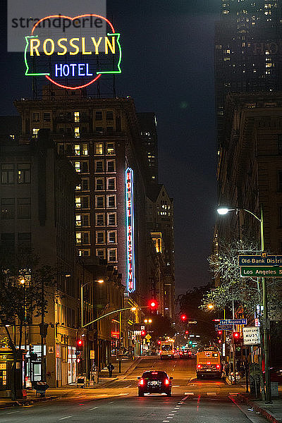 Neon-Hotelschild Los Angeles  Kalifornien  USA