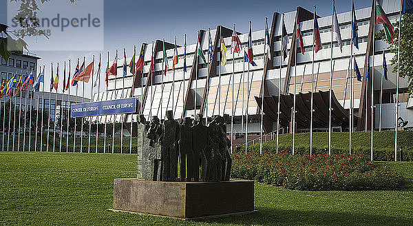 Europapalast  Sitz des Europarates  Straßburg  Frankreich