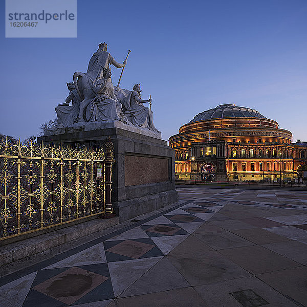 Außenansicht der Royal Albert Hall  London  England