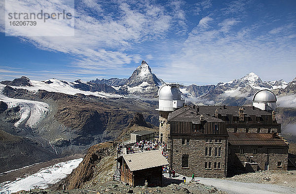 Astronomisches Observatorium  Matterhorn  Schweizer Alpen  Schweiz
