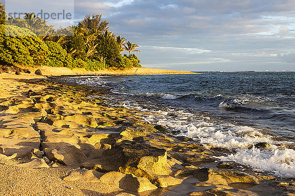Sonnenaufgang am Hanalei-Strand  Kauai  Hawaii