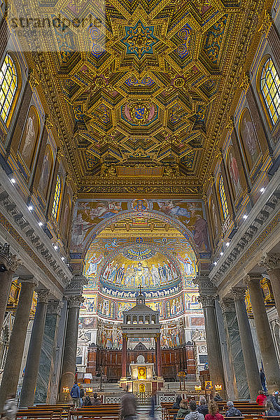 Basilika Unserer Lieben Frau in Trastevere (Basilica di Santa Maria in Trastevere)  Trastevere  Rom  Latium  Italien  Europa