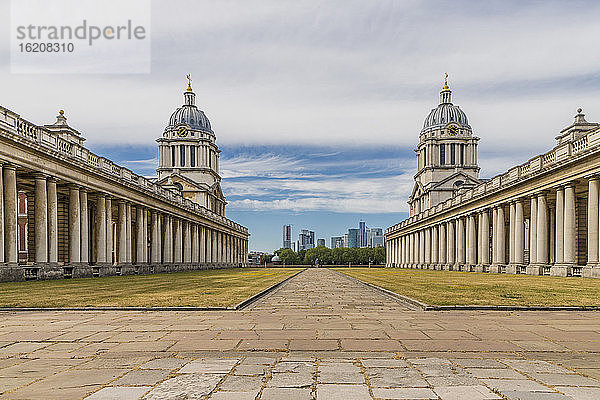 Old Royal Naval College  Greenwich  UNESCO-Weltkulturerbe  London  England  Vereinigtes Königreich  Europa
