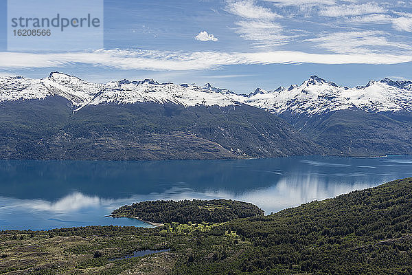 Laguna-San-Rafael-Nationalpark  Luftaufnahme  Region Aysen  Patagonien  Chile  Südamerika