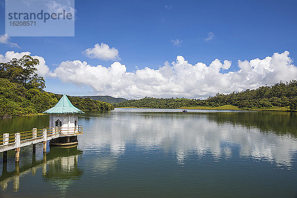 Stausee Kande Ela  Nuwara Eliya  Zentralprovinz  Sri Lanka  Asien