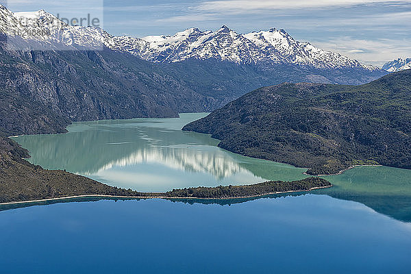 Laguna-San-Rafael-Nationalpark  Luftaufnahme  Region Aysen  Patagonien  Chile  Südamerika