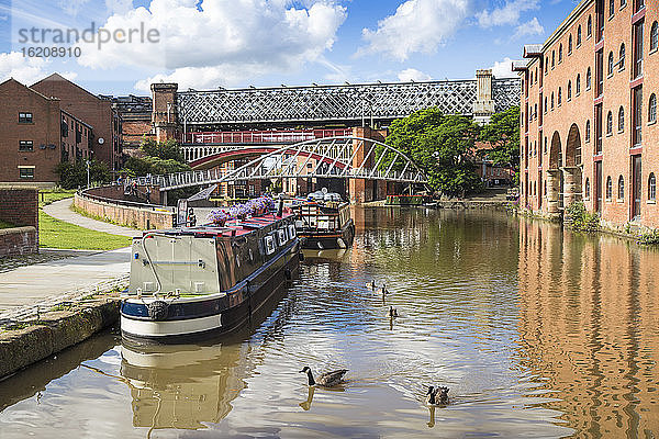 Deansgate  1761 Bridgewater Canal  Manchester  Greater Manchester  England  Vereinigtes Königreich  Europa