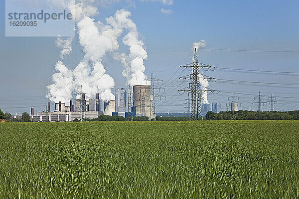 Deutschland  Nordrhein-Westfalen  Blick auf das Kraftwerk