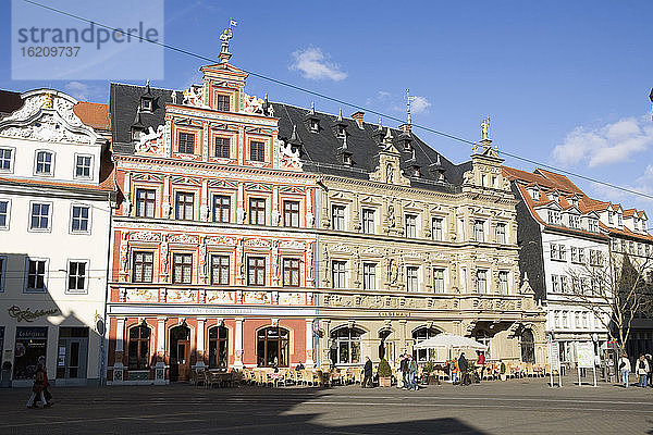 Deutschland  Erfurt  Fischmarkt  historische Gebäude