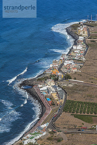 Spanien  Gran Canaria  San Felipe  Blick auf die Atlantikküste