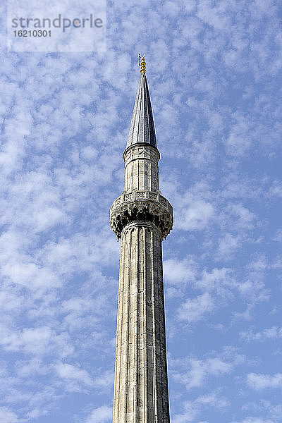 Türkei  Istanbul  Minarett der Hagia Sophia